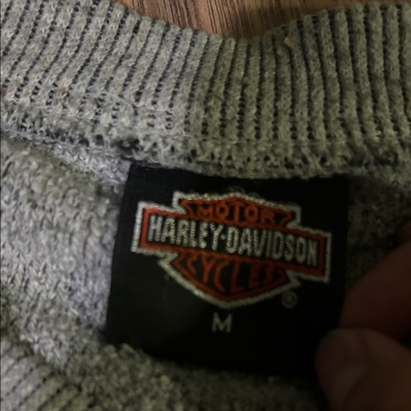 Vintage Harley-Davidson Heather Gray Pullover - Picture 3 of 7